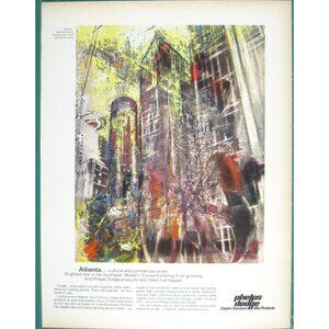 Print Ad Phelps Dodge Copper Aluminum Alloy Atlanta Georgia Vintage 1970s